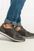 sneakers tinker city smart | con l'aggiunta di pelle Pepe Jeans London 	grigio