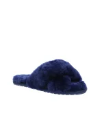 di lana calzature per la casa mayberry | con l'aggiunta di pelle EMU Australia 	blu marino