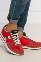 sneakers quartz 01 | con l'aggiunta di pelle BLAUER 	rosso