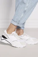 sneakers micola | con l'aggiunta di pelle Guess 	bianco