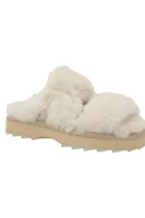 Di lana calzature per la casa wobbegong | con l'aggiunta di pelle EMU Australia 	bianco