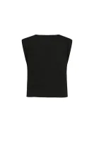 t-shirt | cropped fit Guess 	nero