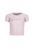 t-shirt | regular fit GUESS ACTIVE 	rosa cipria