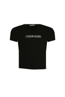 t-shirt institutional | regular fit CALVIN KLEIN JEANS 	nero
