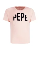 t-shirt carena | regular fit Pepe Jeans London 	rosa cipria