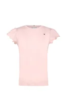 T-shirt | Regular Fit Tommy Hilfiger 	rosa cipria
