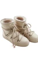 Di pelle stivali da neve NAPPA | con l'aggiunta di lana INUIKII 	crema