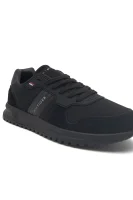 Di pelle sneakers MODERN CORPORATE MIX RUNNER Tommy Hilfiger 	nero