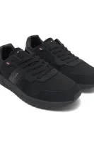 Di pelle sneakers MODERN CORPORATE MIX RUNNER Tommy Hilfiger 	nero