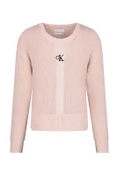maglione | regular fit CALVIN KLEIN JEANS 	rosa