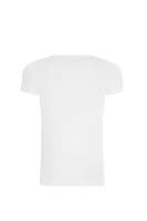 T-shirt HANA GLITTER | Regular Fit Pepe Jeans London 	bianco