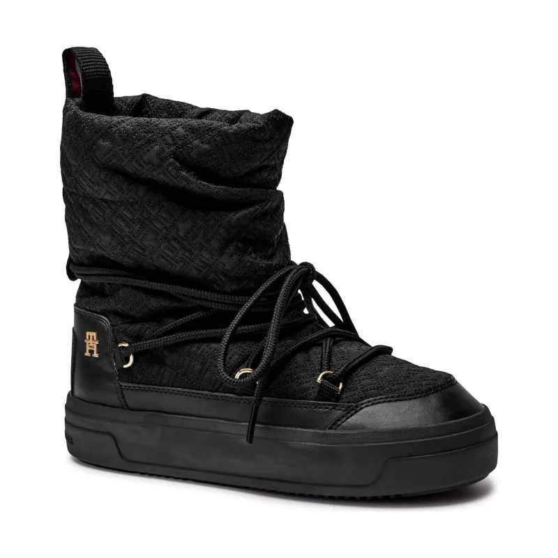 Tommy Hilfiger Stivali da neve LACE-UP MONOGRAM SNOWBOOT