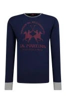 maglione jeffry | regular fit | con laggiunta di lana La Martina 	blu marino