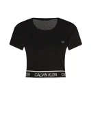 camicetta | cropped fit Calvin Klein Performance 	nero