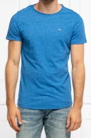 t-shirt jaspe | slim fit Tommy Jeans 	blu