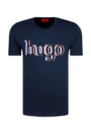 t-shirt dontrol | regular fit HUGO 	blu marino