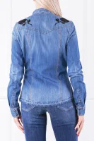 camicia lalima | regular fit | denim GUESS 	blu