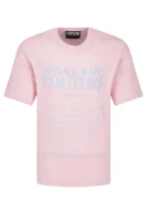 t-shirt t.mouse | oversize fit Versace Jeans Couture 	rosa cipria