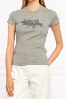 t-shirt | slim fit POLO RALPH LAUREN 	grigio