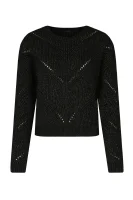 maglione emma | cropped fit GUESS 	nero