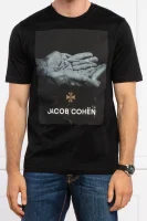 t-shirt | regular fit Jacob Cohen 	nero