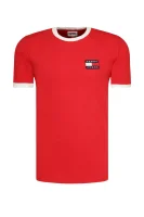 t-shirt | regular fit Tommy Jeans 	rosso