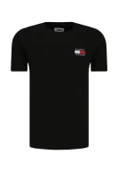 t-shirt tjm tommy badge | regular fit Tommy Jeans 	nero