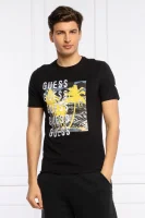 t-shirt camuspace | slim fit GUESS 	nero