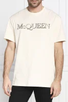 T-shirt LOGO EMB | Regular Fit Alexander McQueen 	crema