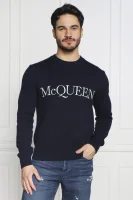 Maglione | Regular Fit Alexander McQueen 	blu marino