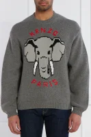 Di lana maglione | Comfort fit Kenzo 	grigio