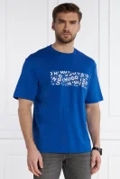 T-shirt Nalayo | Regular Fit Hugo Blue 	fiordaliso