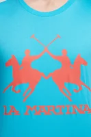 t-shirt | regular fit La Martina 	azzurro