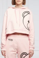 felpa | cropped fit Moschino Underwear 	rosa cipria