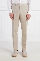 Di lino pantaloni | Regular Fit Oscar Jacobson 	beige