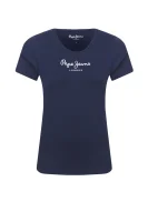 t-shirt new virginia | slim fit Pepe Jeans London 	blu marino