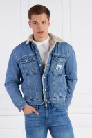 Giacca di jeans REGULAR 90S SHERPA DENIM JACKET | Regular Fit CALVIN KLEIN JEANS 	blu