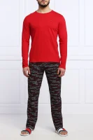 pigiama | regular fit Tommy Hilfiger 	rosso