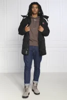 Imbottita giacca parka | Loose fit Tommy Jeans 	nero