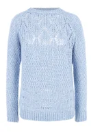 maglione gaenoir | regular fit | con l'aggiunta di lana GUESS 	azzurro