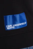 Felpa monogram | Regular Fit Karl Lagerfeld Jeans 	nero
