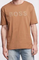 t-shirt tee 6 | regular fit BOSS GREEN 	cammello