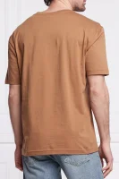t-shirt tee 6 | regular fit BOSS GREEN 	cammello