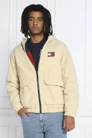 giacca double face sherpa | relaxed fit Tommy Jeans 	beige