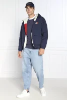 giacca double face sherpa | relaxed fit Tommy Jeans 	blu marino