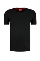 t-shirt labelled | regular fit Hugo Bodywear 	nero