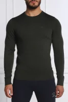di lana maglione | regular fit Calvin Klein 	verde