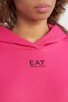 Felpa | Regular Fit EA7 	rosa