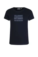 t-shirt seoll | regular fit Napapijri 	blu marino