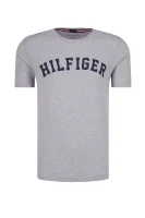 t-shirt tee logo | regular fit Tommy Hilfiger 	grigio